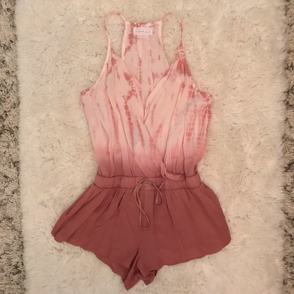 Mustard Seed Tie-Dye Romper - Picture 1 of 3
